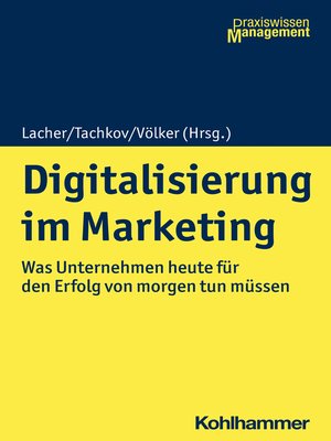 cover image of Digitalisierung im Marketing